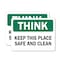 Signmission Safety Culture Sign, 18 in Width, Plastic, Rectangle OS-2PACK-TS-P-1218-L-19621 - alternate 1
